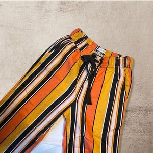 Urban Outfitters Multi Color Striped Soft Pants